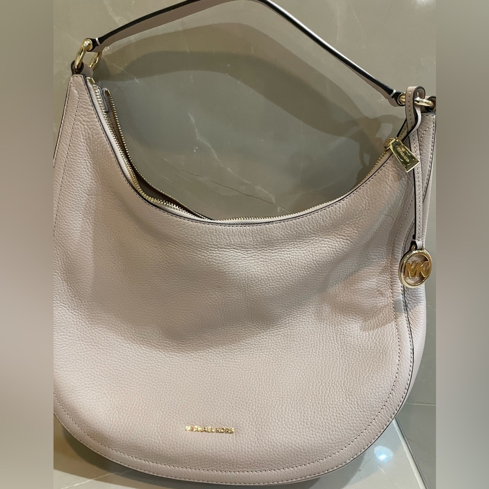 Michael Kors pink leather handbag